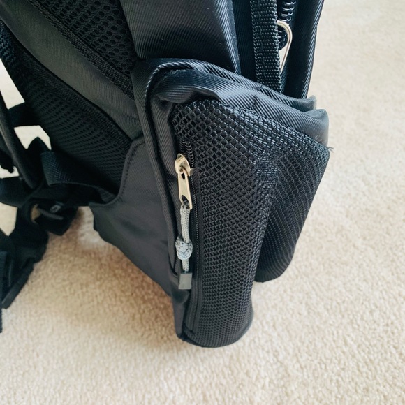 Lifetime Fitness embroidered logo black backpack main image 5